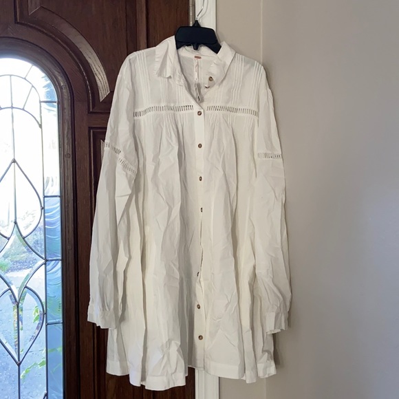 Free People Shirt Dress NWT - Picture 1 of 3